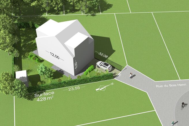 Full description: https://www.homerun.immo/en/for-sale
bart@homerun.immo – 02 445 10 00
FREE VALUATION: https://www.homerun.immo/en/valuation
This 428 m² building plot is ideally located in the recent ‘Craetbosch’ development, a quiet and green re