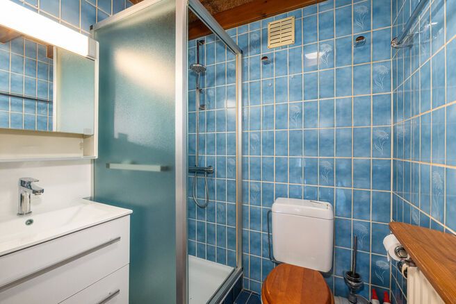 This spacious semi-detached (three-fa&ccedil;ade) house features 3 full-sized bedrooms and two bathrooms and is set on a 465 m&sup2; plot with a pleasant south-east facing garden.

The property is located in a quiet residential neighborhood and enjoys easy access t