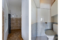 Dit lichtrijke appartement met twee slaapkamers en een terras van 16 m² bevindt zich op de vierde verdieping en biedt een mooi, groen uitzicht. Gelegen in een rustige, residentiële buurt, geniet u hier van privacy en comfort.

De inkomhal met ingebouwde