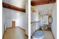 Dit duplexappartement op de tweede verdieping beschikt over 2 slaapkamers, 2 badkamers, 2 toiletten en een terras op het zuidwesten. Het is gelegen in een kleinschalige mede-eigendom met slechts drie appartementen.

Via de inkomhal komt u terecht in de ru