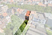 Maison bifamiliale compos&eacute;e d&rsquo;un appartement et d&rsquo;un appartement duplex, avec garage, jardin et terrasses.
L&rsquo;immeuble comprend au total 8 chambres et 3 salles de bains.

COMPOSITION :
Au premier &eacute;tage se trouve un appartement une chambre avec une 